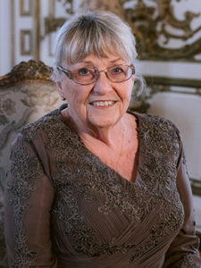 Photo of Marianne Shenefelt in a Library